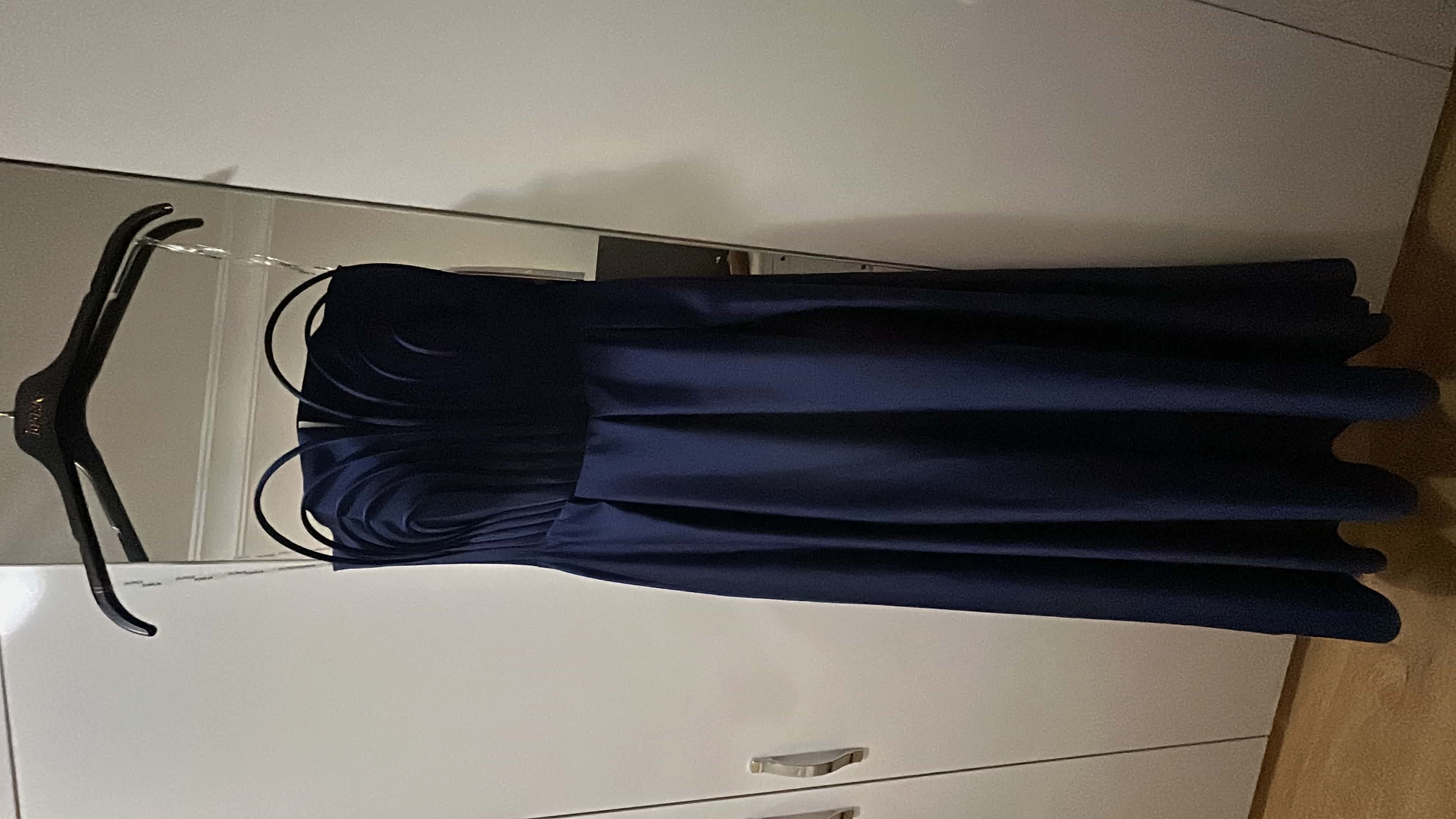 Lacivert abiye elbise