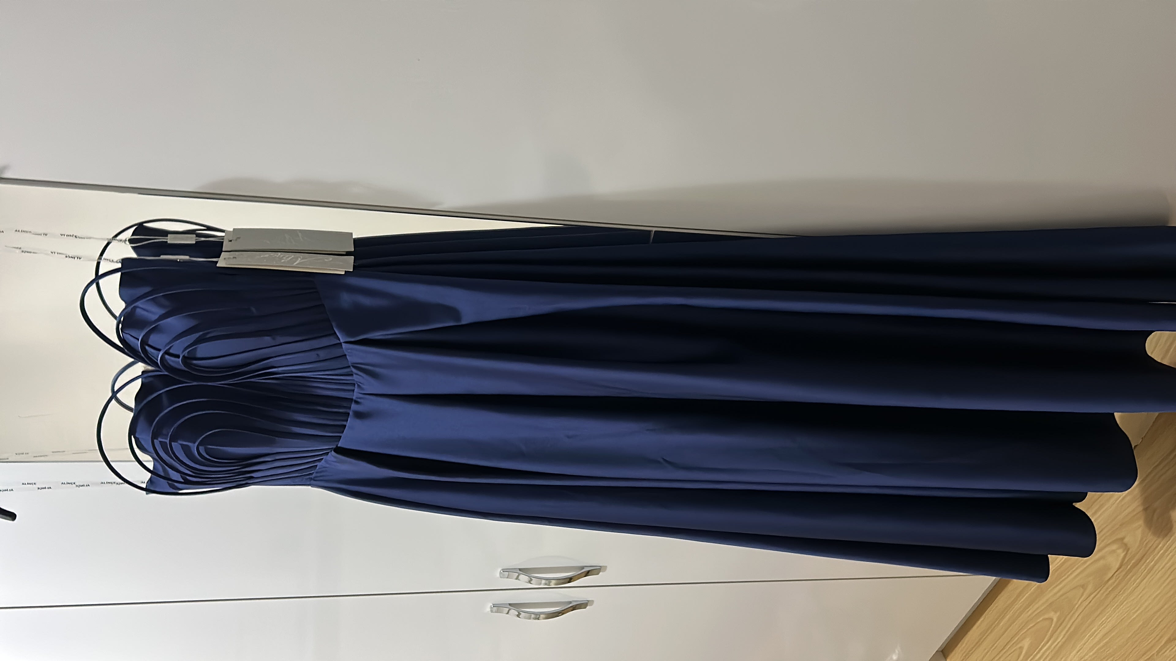 Lacivert abiye elbise