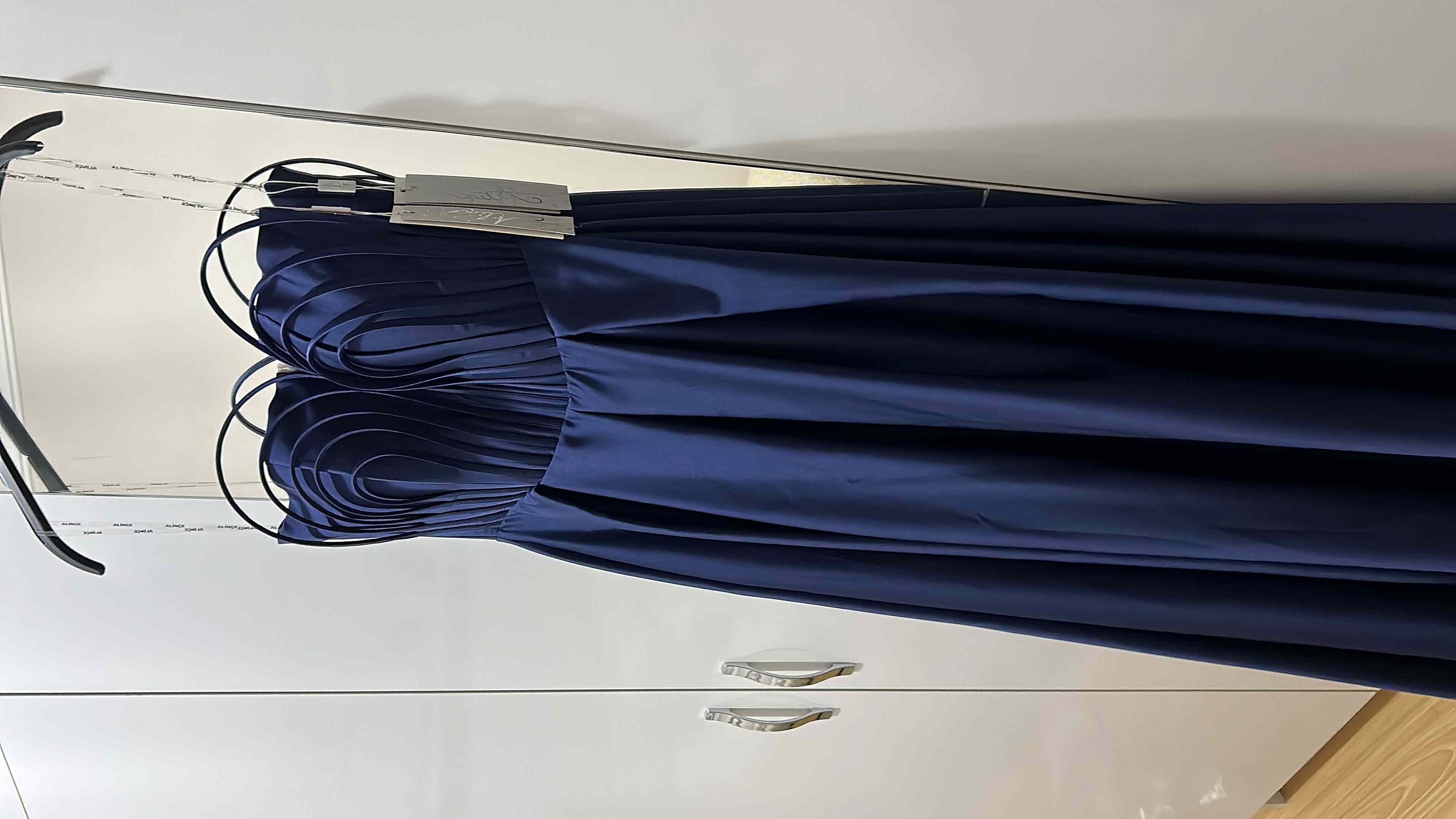 Lacivert abiye elbise